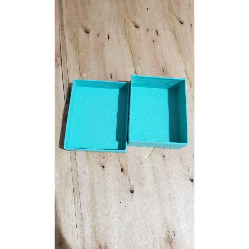 Tiffany & Co. Small Empty Box Size 4x4 Inches With Tissue